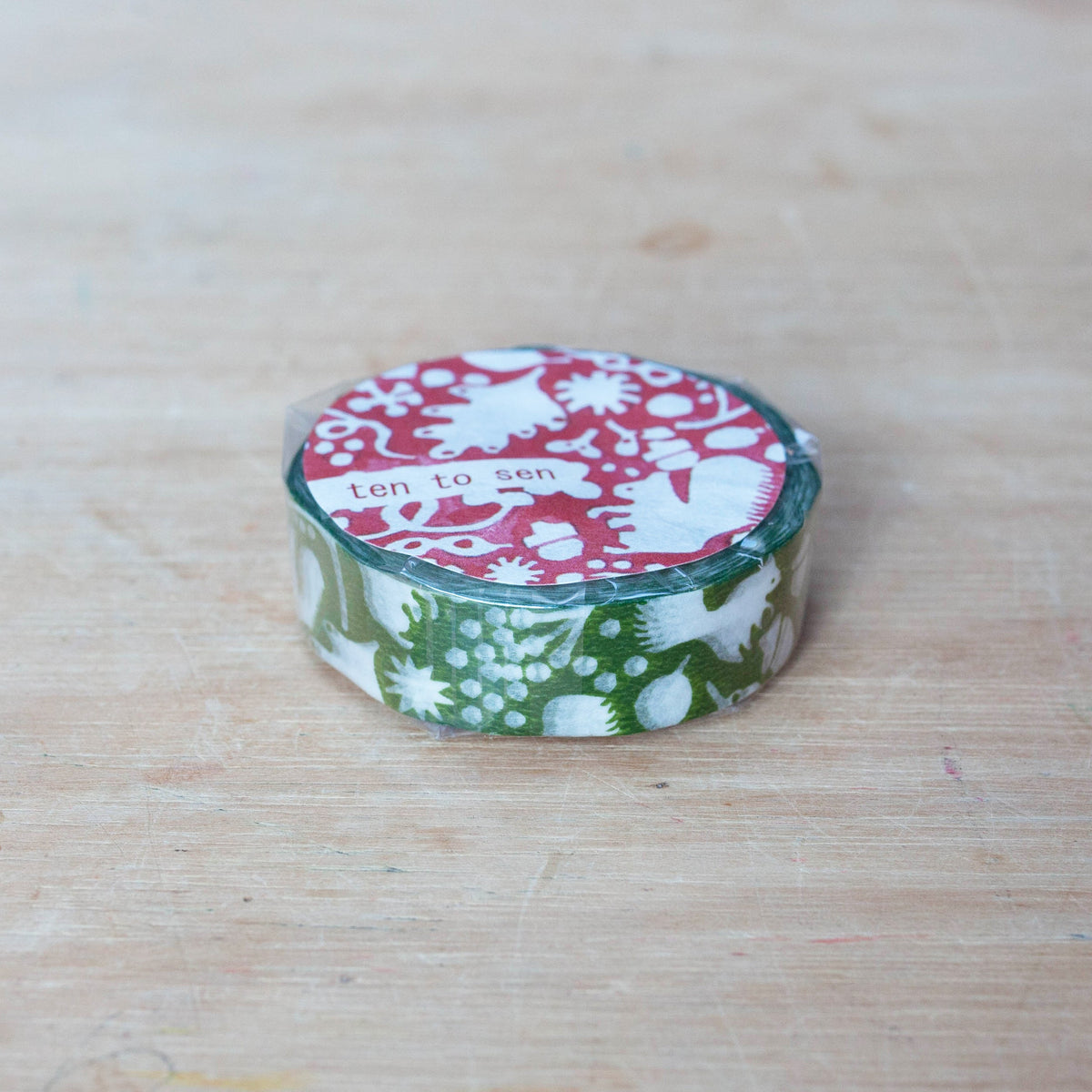 Classiky - Forest of Squirrel Masking Tape (Green)-Maskingtape-DutchMills