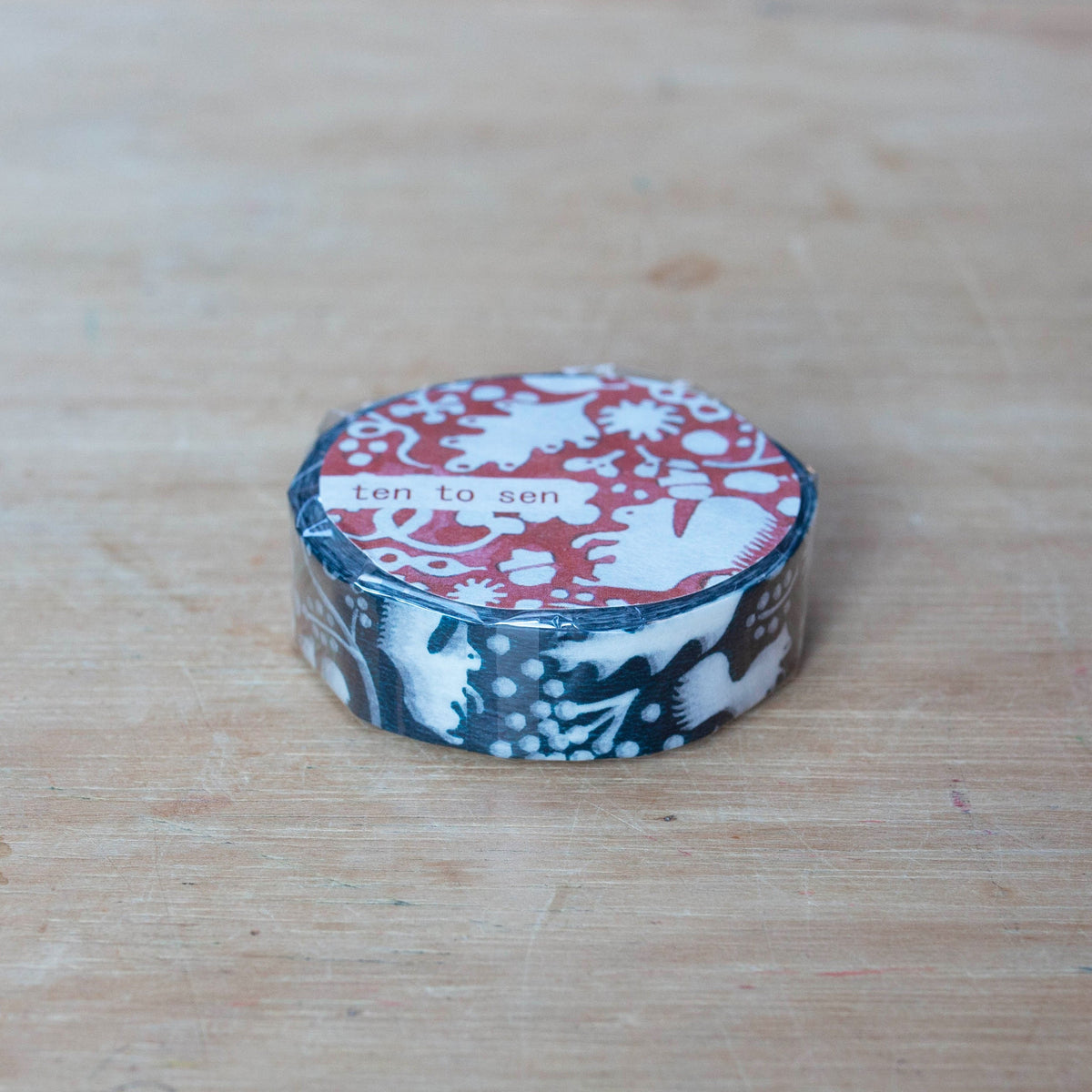 Classiky - Forest of Squirrel Masking Tape (Navy)-Maskingtape-DutchMills