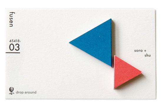 Classiky - Geometry Sticky Notes (Sky Blue + Vermilion)-Sticky Notes-DutchMills