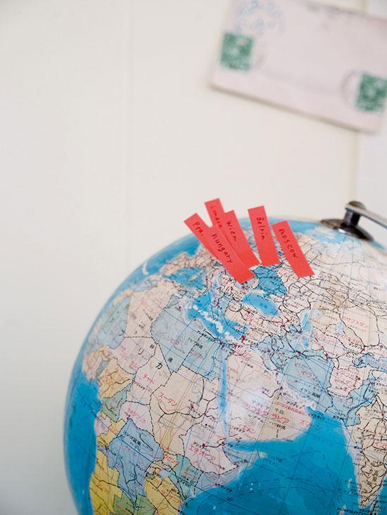 Classiky - Geometry Sticky Notes (Sky + Vermilion)-Sticky Notes-DutchMills