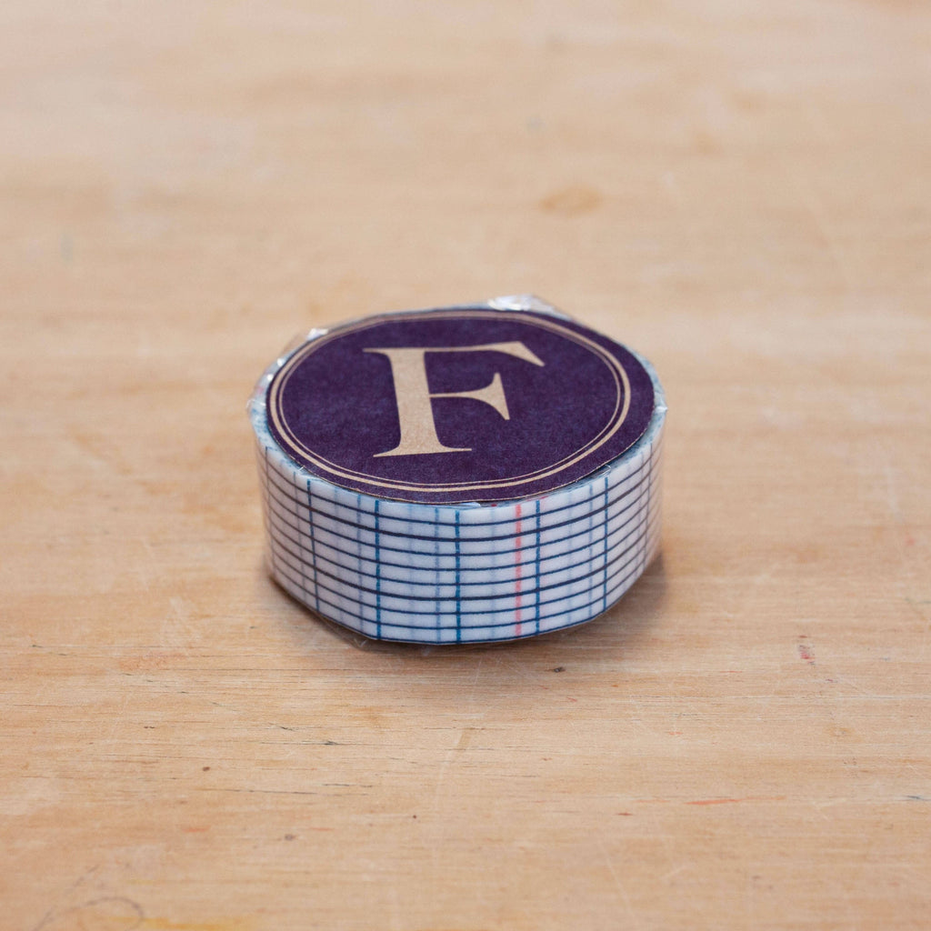 Classiky - Grid 18mm Masking Tape (Indigo)-Maskingtape-DutchMills