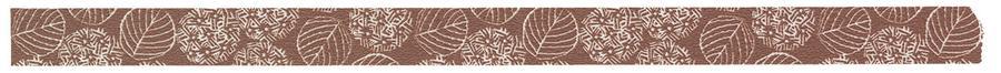 Classiky - Hydrangea Masking Tape (Mocha Brown)-Maskingtape-DutchMills