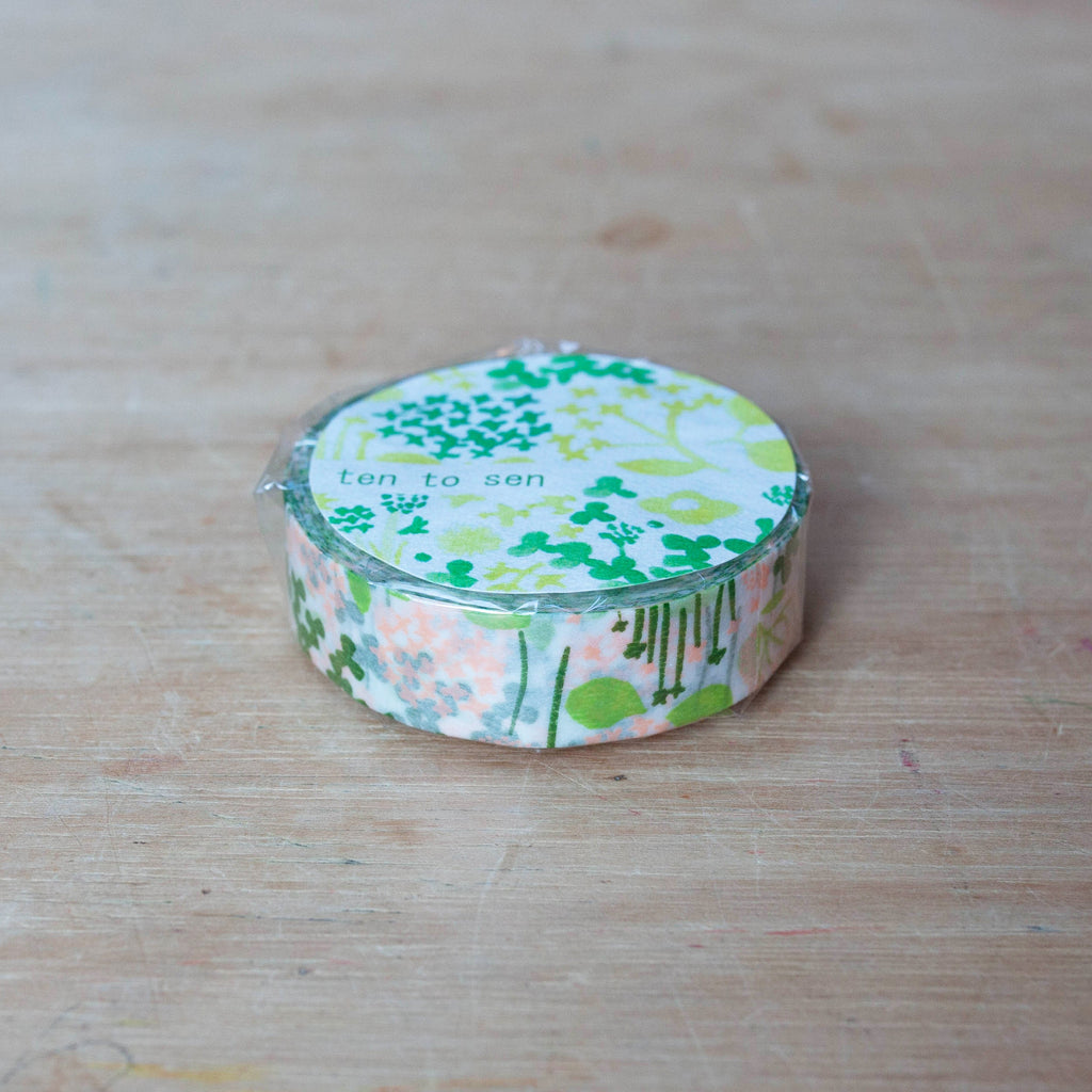 Classiky - Little Garden Masking Tape (Green)-Maskingtape-DutchMills
