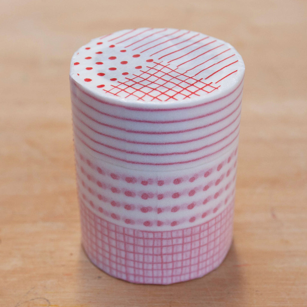 Classiky - Mitsou Masking Tape 3 design set (Red)-Maskingtape-DutchMills
