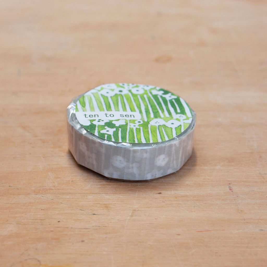 Classiky - Small Flower Masking Tape (Beige)-Maskingtape-DutchMills