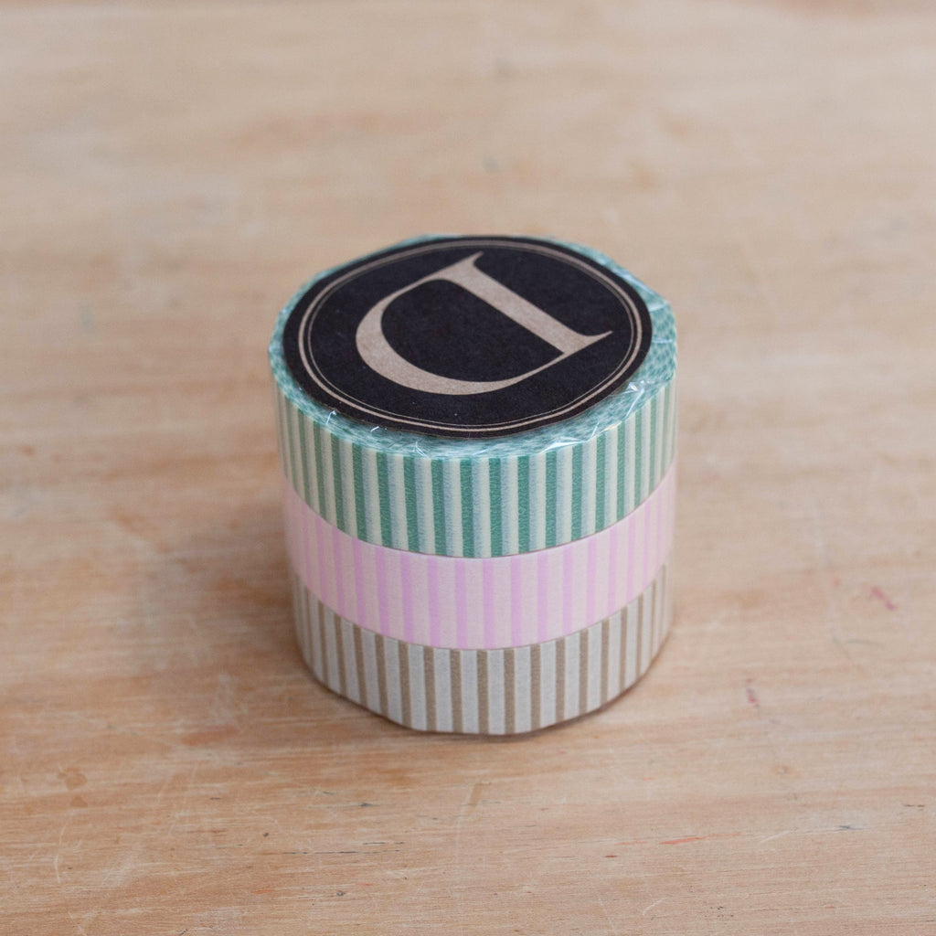 Classiky - Stripes Masking Tape (3 colors set)-Maskingtape-DutchMills