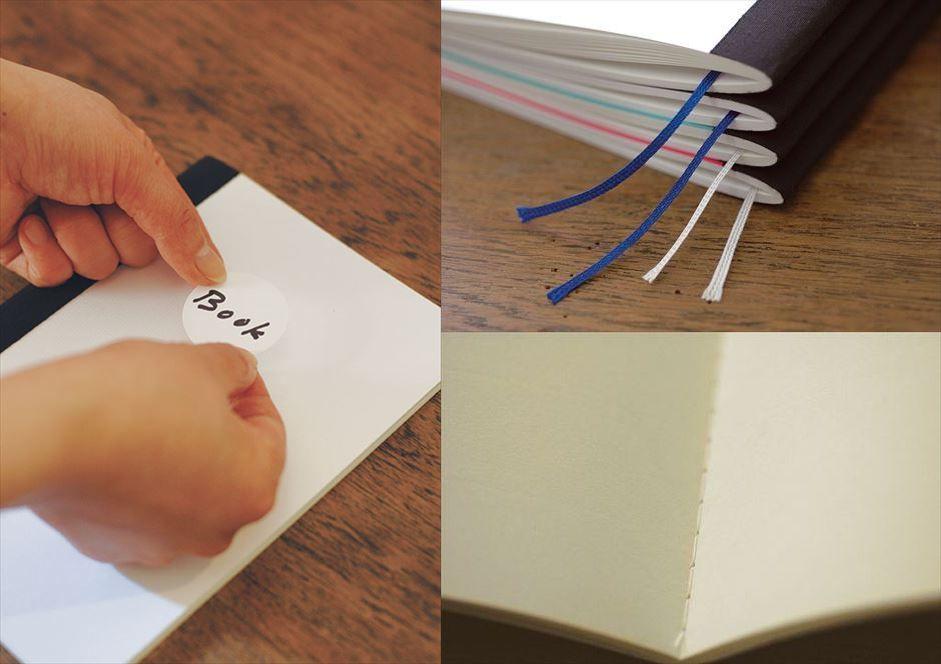 Classiky - Thread Stitching Notebook Ruled (White)-Notitieboek-DutchMills