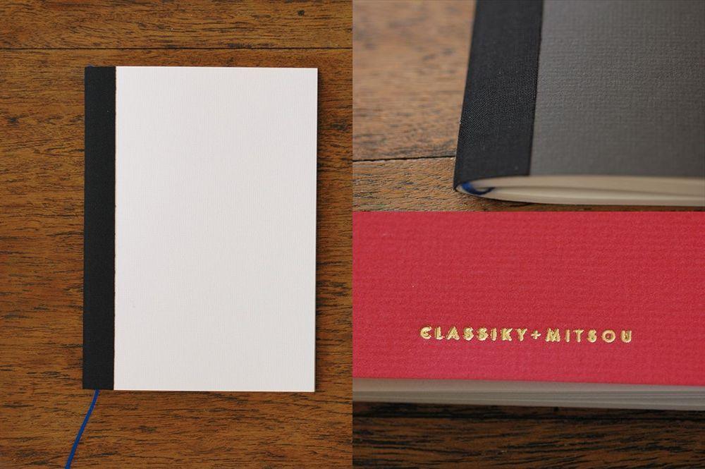 Classiky - Thread Stitching Notebook Ruled (White)-Notitieboek-DutchMills
