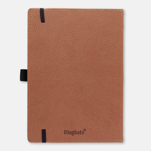 Dingbats* - A4+ Wildlife Brown Bear Notebook - Dotted-Notitieboek-DutchMills