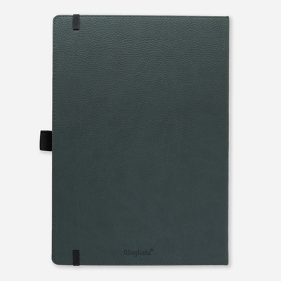 Dingbats A4+ Wildlife Green Deer Notebook Lined Back