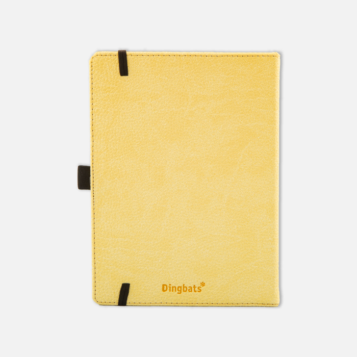 Dingbats* - A5+ Wildlife Cream Wolf Notebook - Lined-Notitieboek-DutchMills