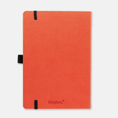 Dingbats A5+ Wildlife Orange Tiger Notebook Dotted Back