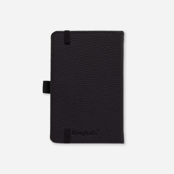 Dingbats* - A6 Wildlife Black Duck Notebook - Dotted-Notitieboek-DutchMills