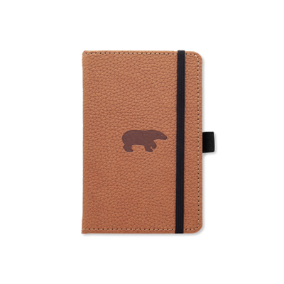Dingbats* - A6 Wildlife Brown Bear Notebook - Dotted-Notitieboek-DutchMills