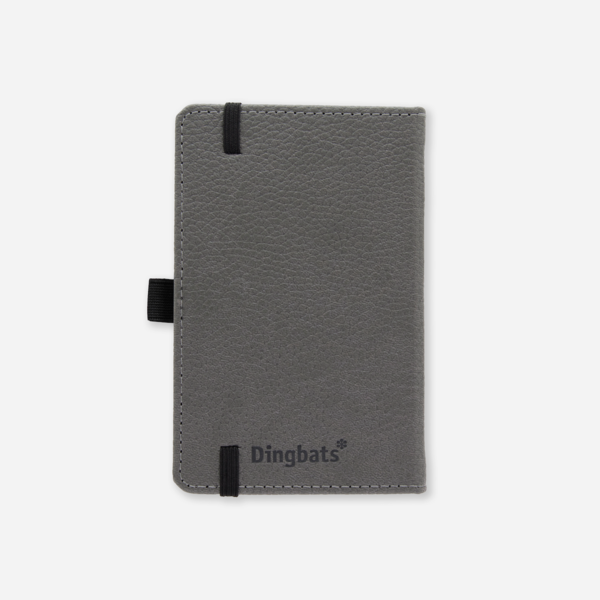 Dingbats* - A6 Wildlife Grey Elephant Notebook - Dotted-Notitieboek-DutchMills