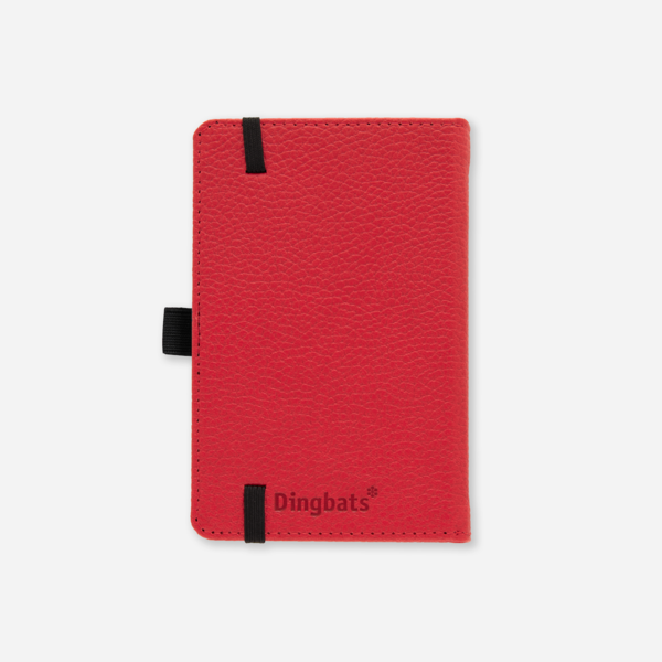 Dingbats* - A6 Wildlife Red Kanga Notebook - Dotted-Notitieboek-DutchMills