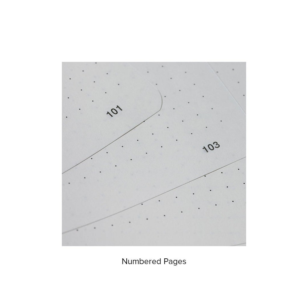 Endless - Recorder Notebook - Grey - Dotted-Notitieboek-DutchMills