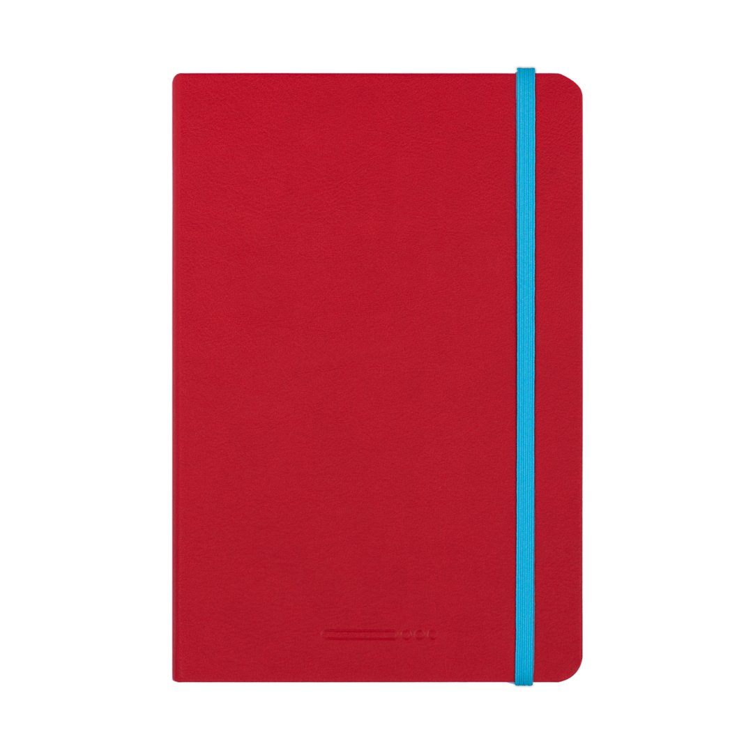 Endless - Recorder Notebook - Red - Dotted-Notitieboek-DutchMills