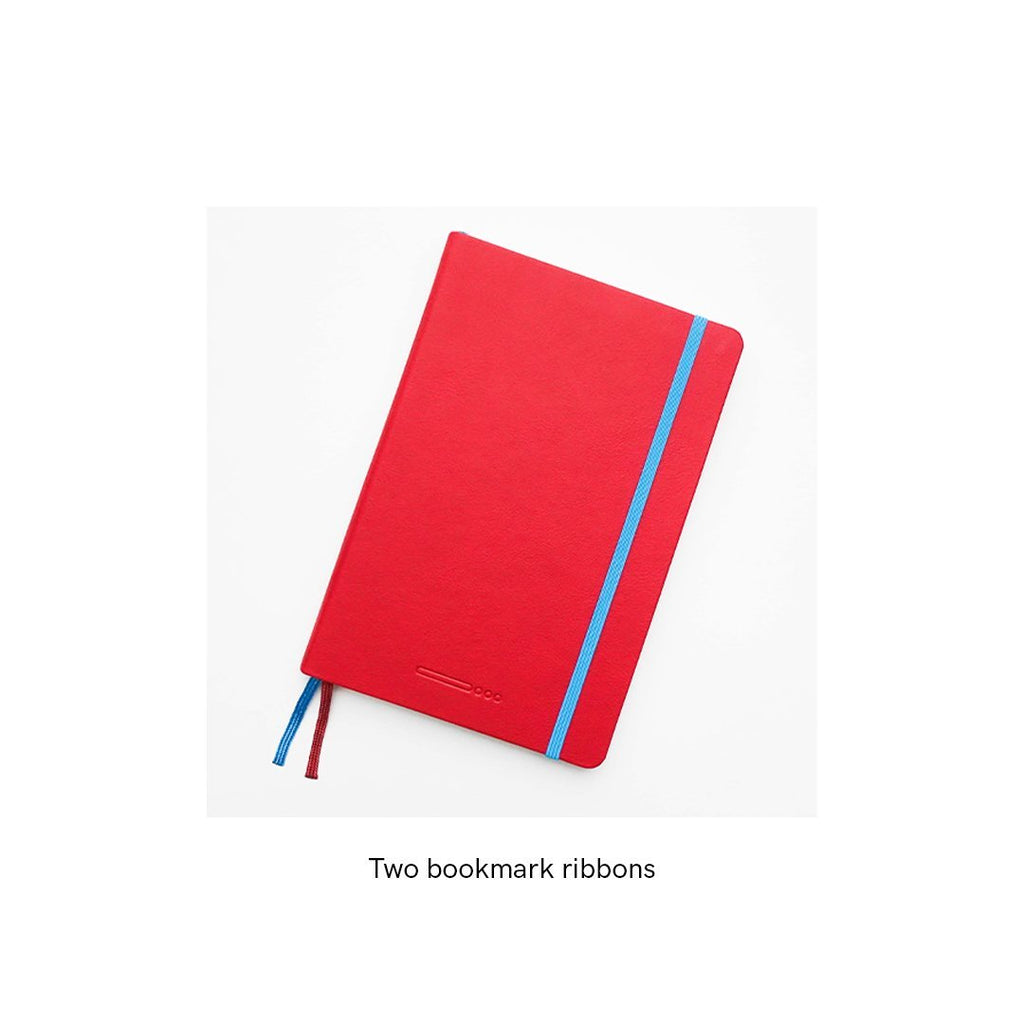Endless - Recorder Notebook - Red - Dotted-Notitieboek-DutchMills