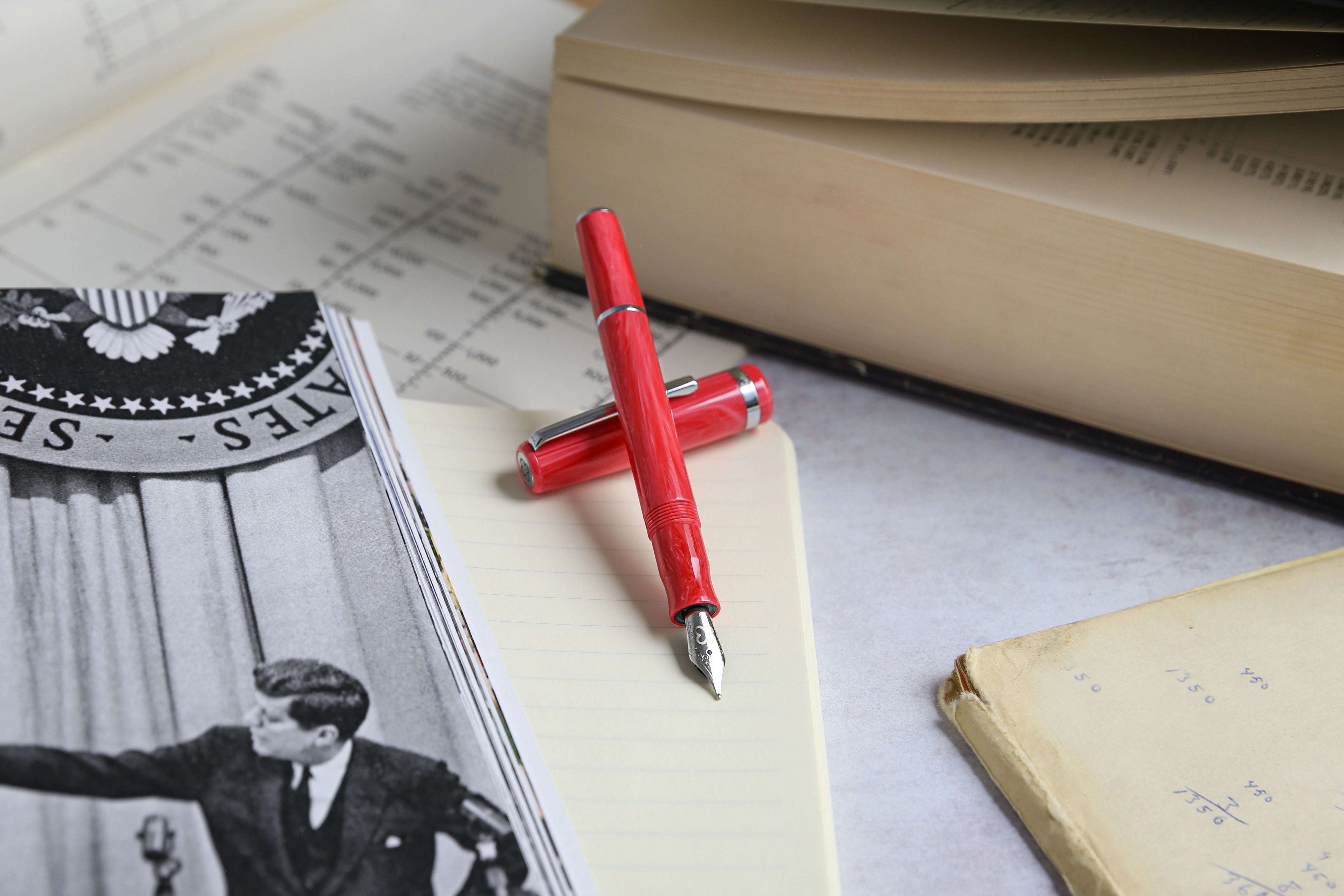 Esterbrook - JR Pocket Pen - Carmine - Palladium-Vulpen-DutchMills