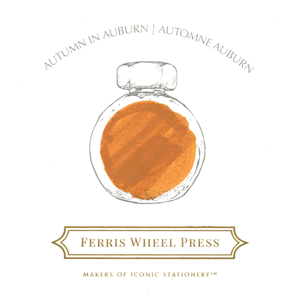 Ferris Wheel Press - 38ml Autumn in Auburn Ink-Inkt-DutchMills