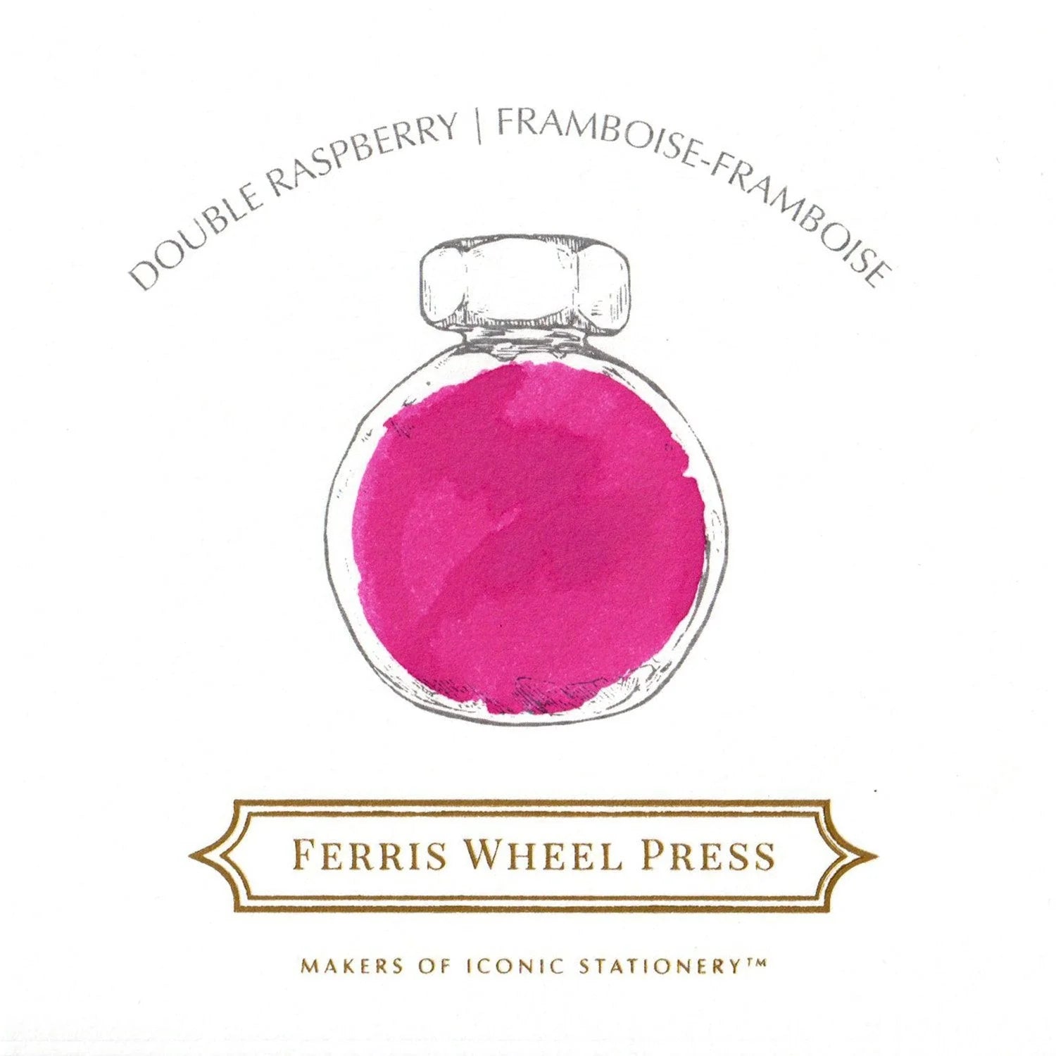 Ferris Wheel Press - 38ml Double Raspberry Ink-Inkt-DutchMills