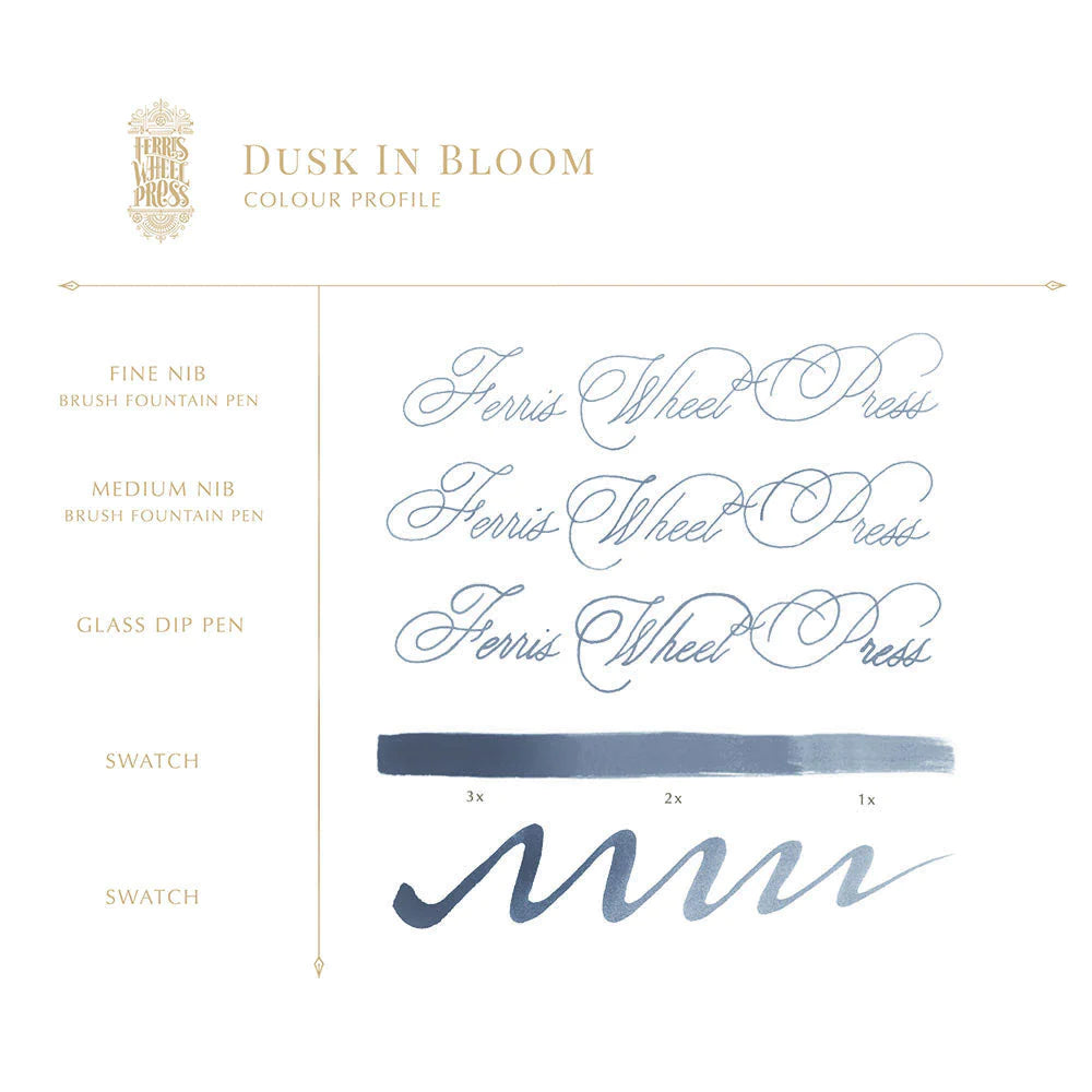 Ferris Wheel Press - 38ml Dusk in Bloom Ink-Inkt-DutchMills