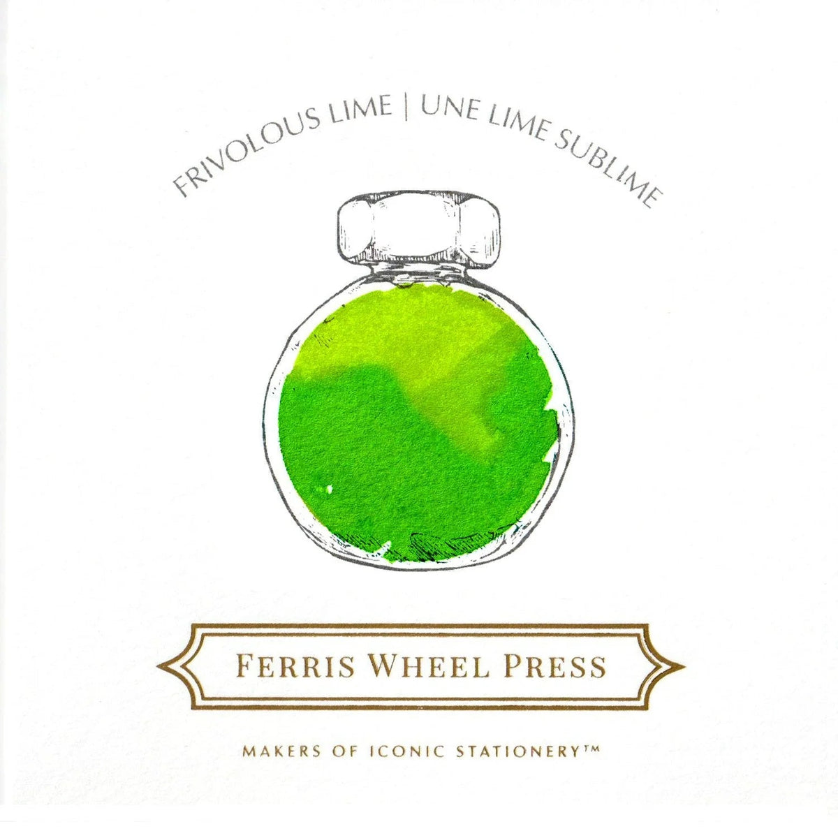 Ferris Wheel Press - 38ml Frivolous Lime Ink-Inkt-DutchMills