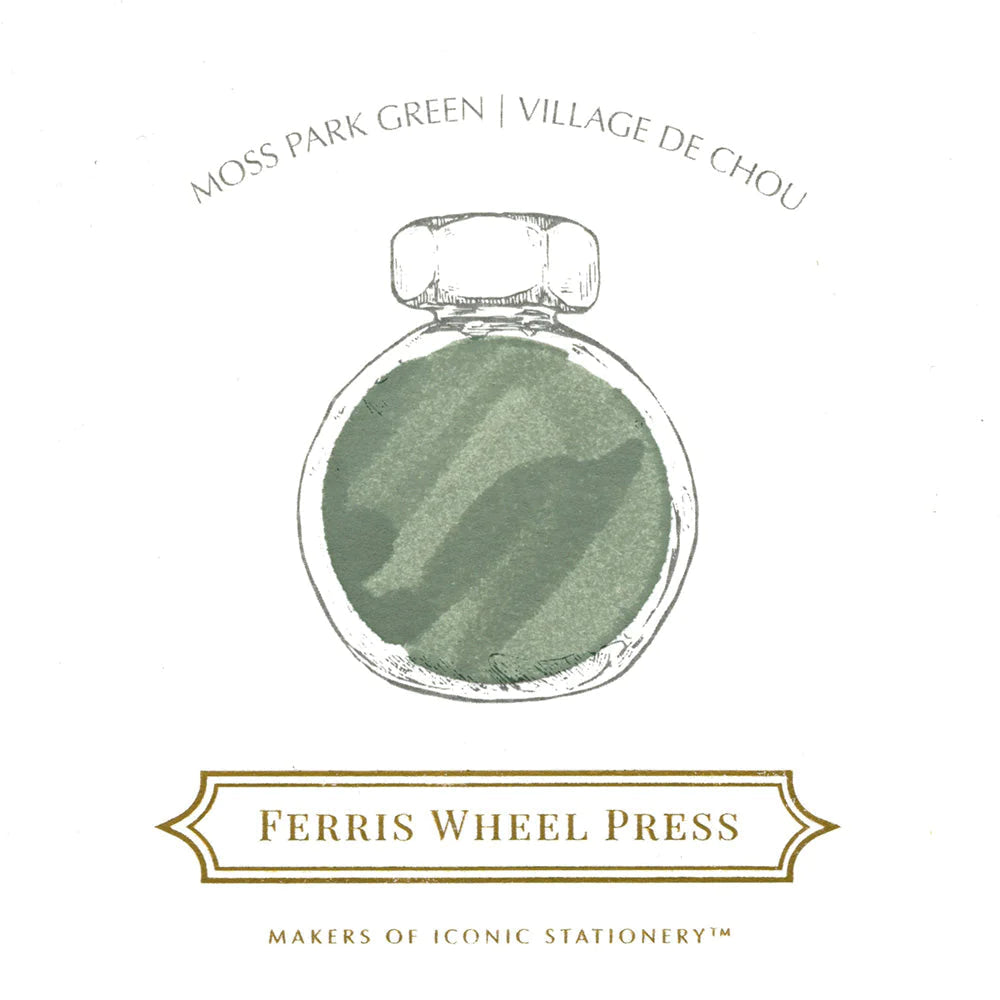 Ferris Wheel Press - 38ml Moss Park Green Ink-Inkt-DutchMills