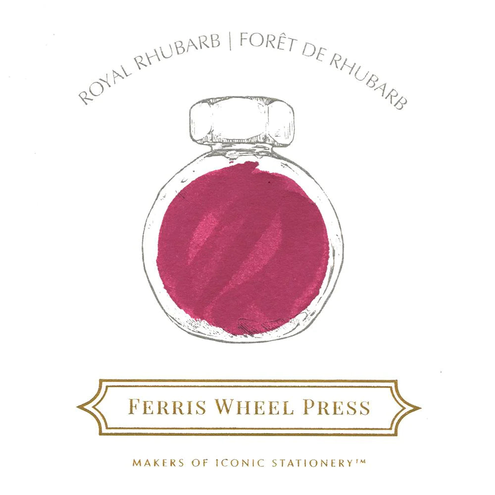 Ferris Wheel Press - 38ml Royal Rhubarb Ink-Inkt-DutchMills