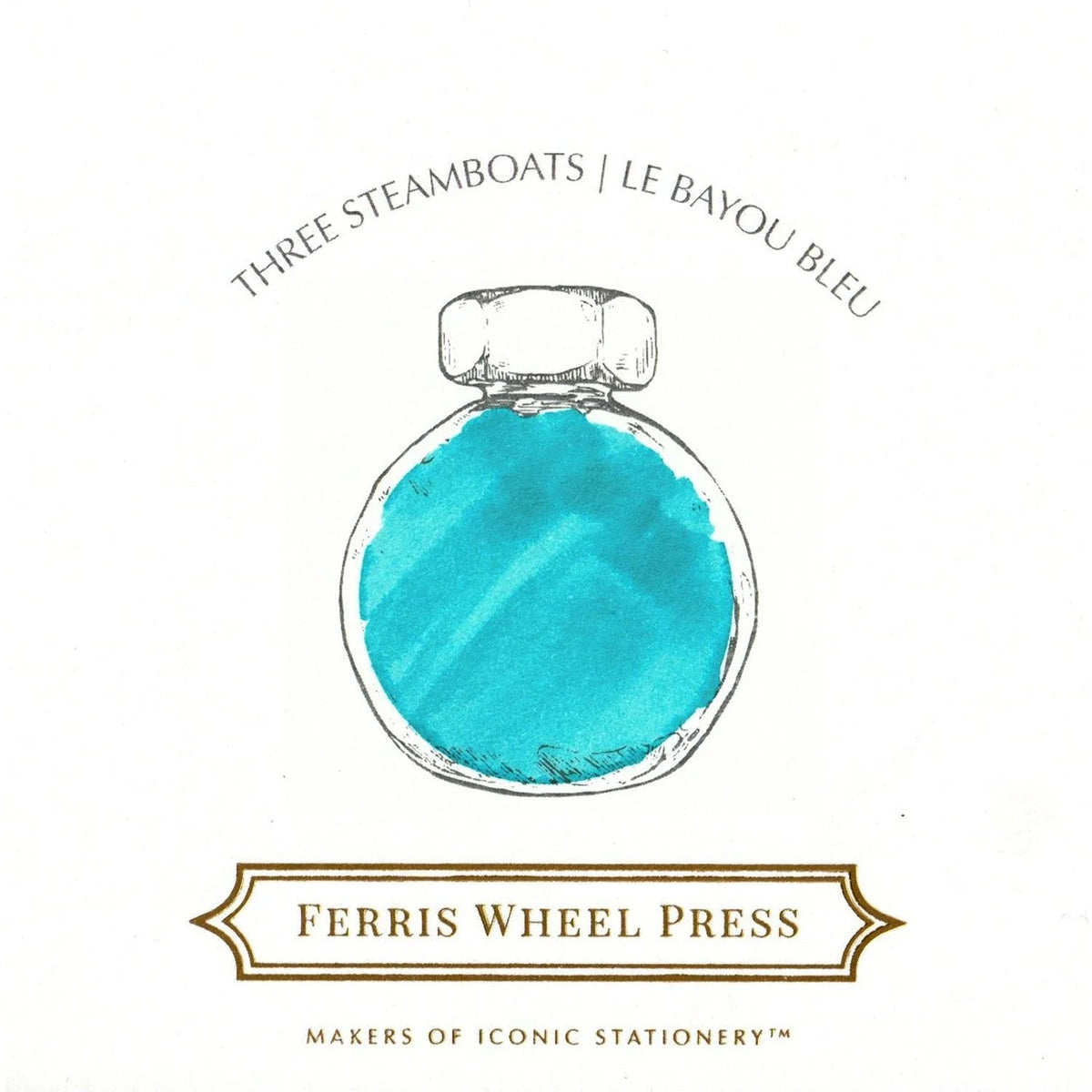 Ferris Wheel Press - 38ml Three Steamboats Ink-Inkt-DutchMills