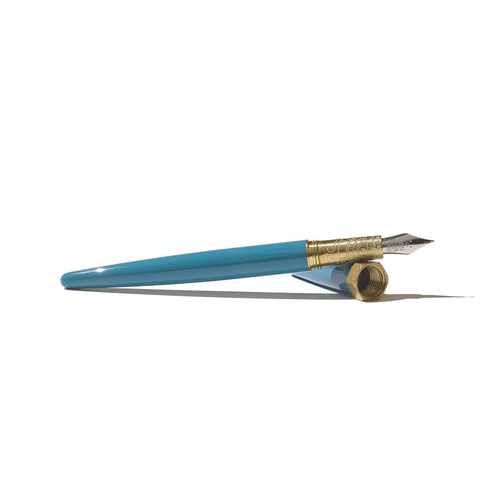 Ferris Wheel Press - Printmaker's Teal Brush Fountain Pen-Vulpen-DutchMills