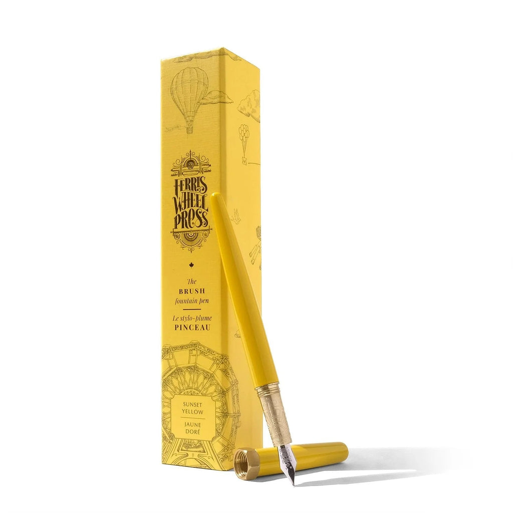 Ferris Wheel Press - Sunset Yellow Brush Fountain Pen-Vulpen-DutchMills