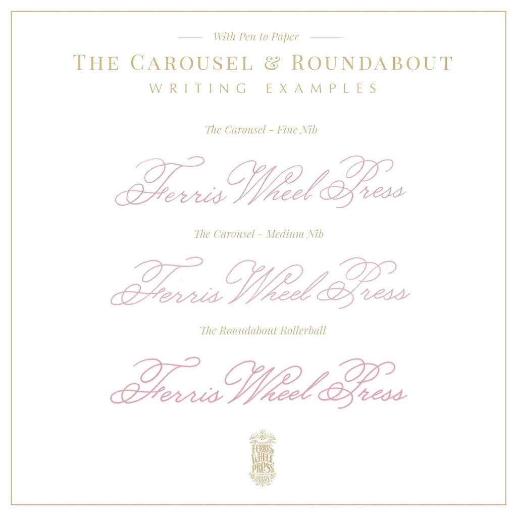 Ferris Wheel Press - The Roundabout Rollerball Pen - Lady Rose-Rollerball-DutchMills