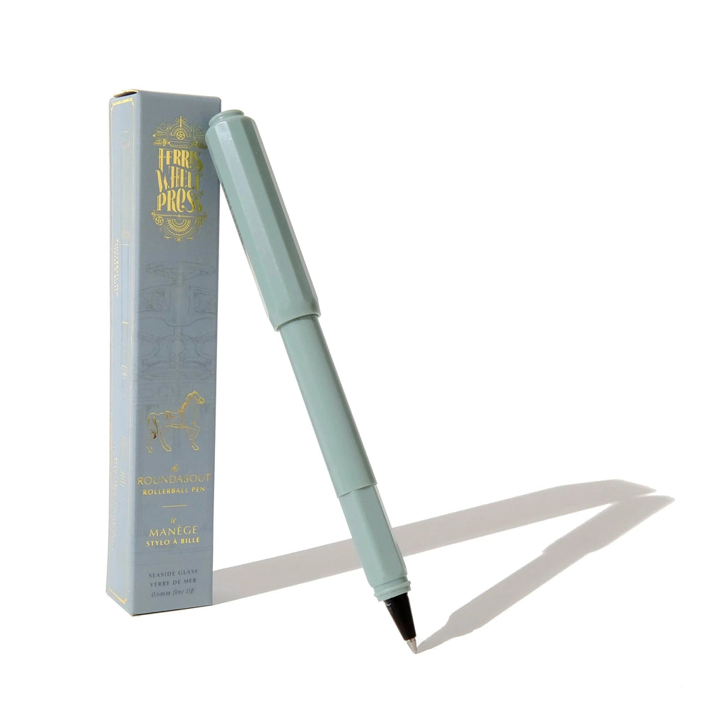 Ferris Wheel Press - The Roundabout Rollerball Pen - Seaside Glass-Ballpoint-DutchMills
