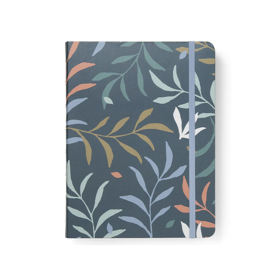 Filofax - Notebook A5 - Botanical - Blue-Notitieboek-DutchMills