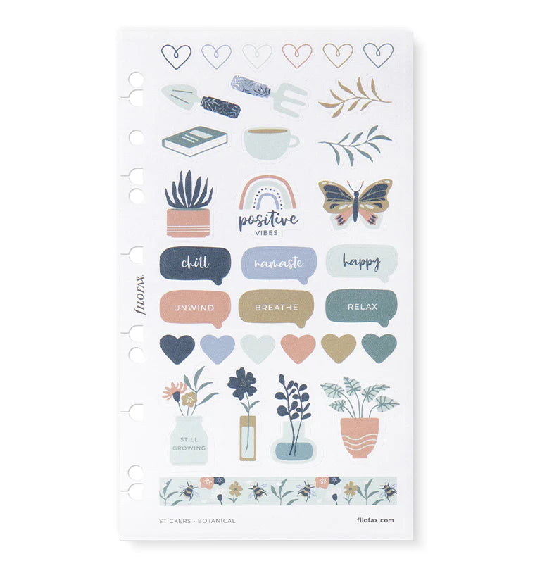 Filofax - Botanical Plan & Unwind - Stickers-Sticker-DutchMills