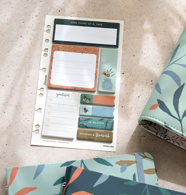 Filofax - Botanical Sticky Notes-Sticky Notes-DutchMills