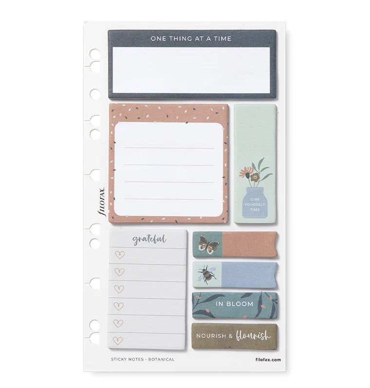 Filofax - Botanical Sticky Notes-Sticky Notes-DutchMills