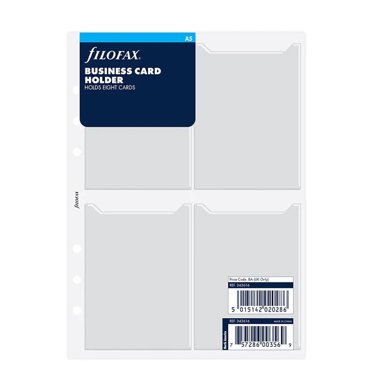 Filofax - Business Card Holder - A5 Organiser-Refill Organiser-DutchMills