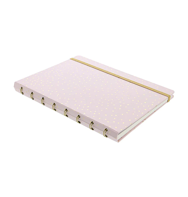 Filofax - Notebook A5 - Confetti - Rose Quartz-Notitieboek-DutchMills