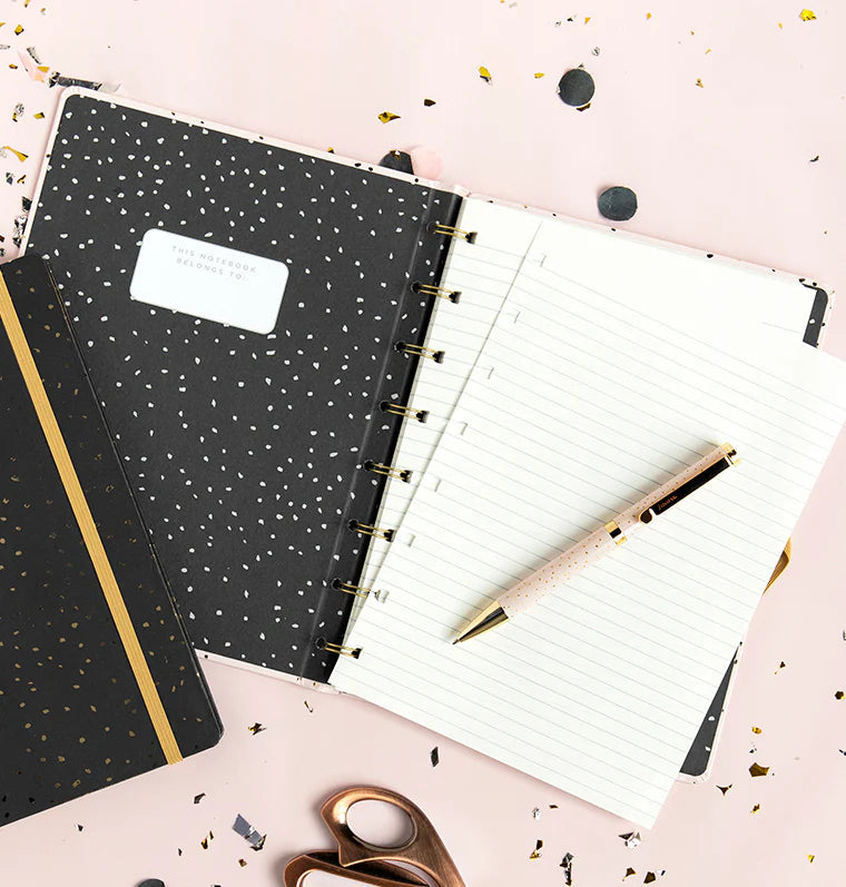 Filofax - Notebook A5 - Confetti - Rose Quartz-Notitieboek-DutchMills