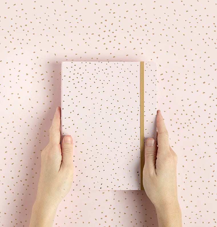 Filofax - Notebook A5 - Confetti - Rose Quartz-Notitieboek-DutchMills