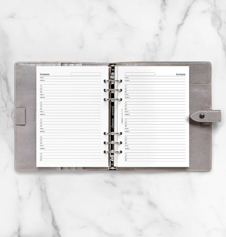 Filofax - Contacts - A5 Organiser-Refill Organiser-DutchMills