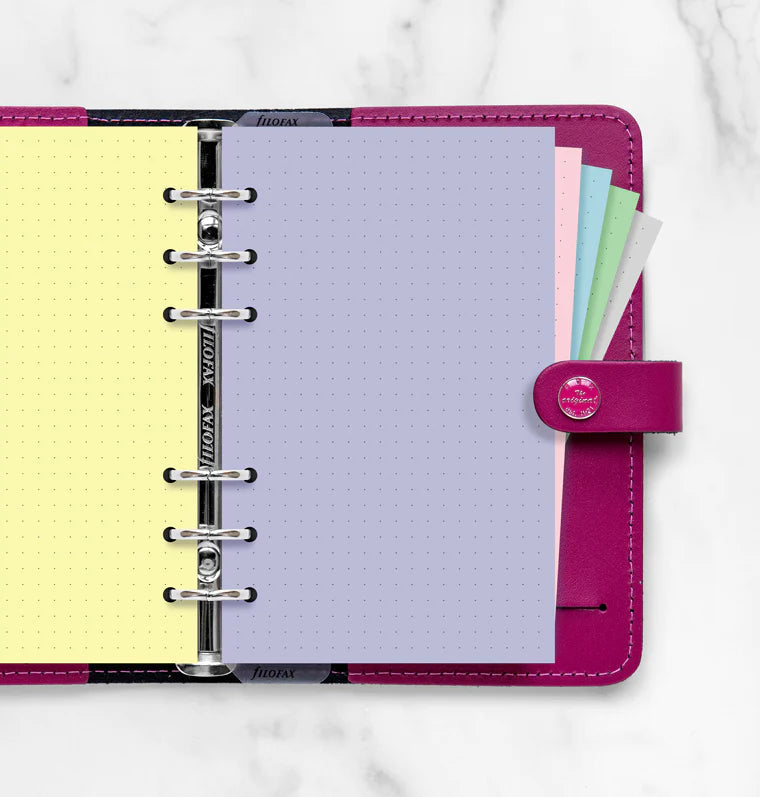 Filofax - Dotted Notepaper Pastels - Personal Organiser Refill-Refill Organiser-DutchMills