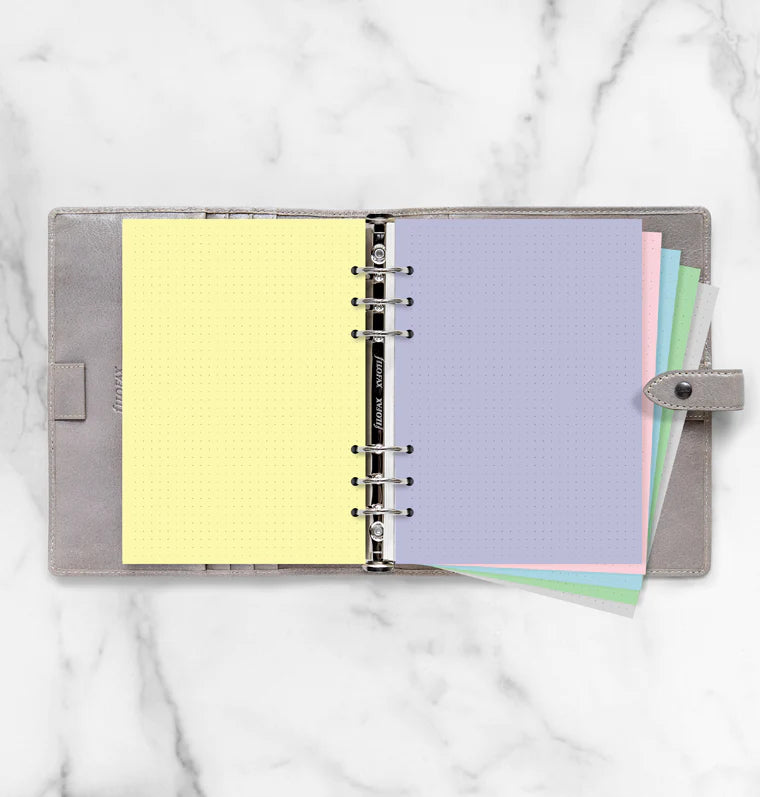 Filofax - Dotted Paper - Pastels - A5 Organiser Refill-Refill Organiser-DutchMills