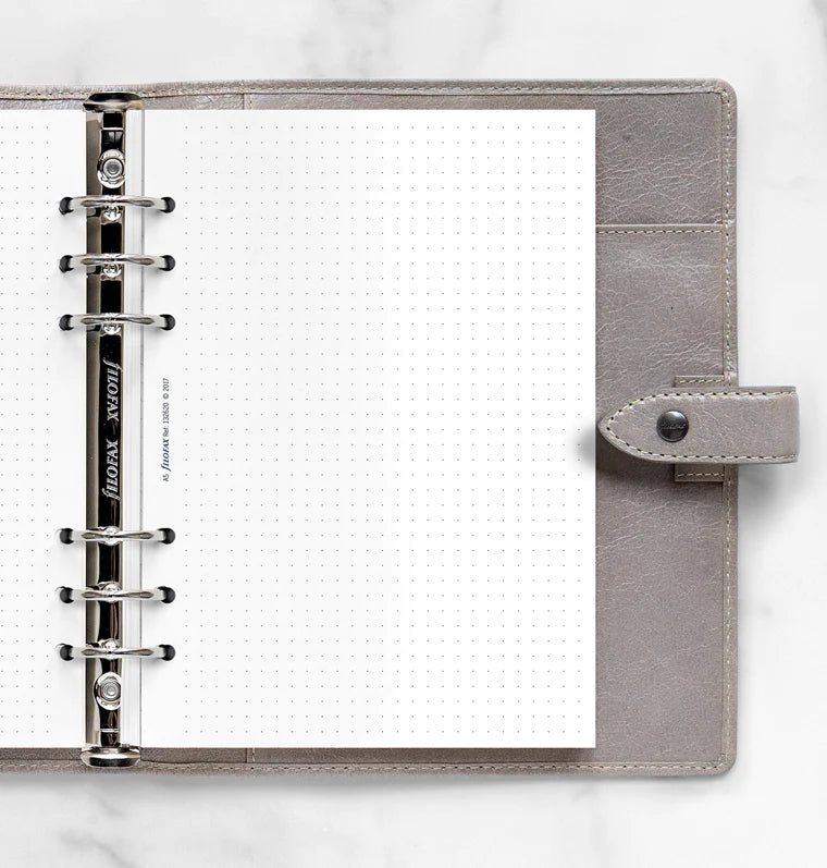 Filofax - Dotted Paper White - A5-Refill-DutchMills