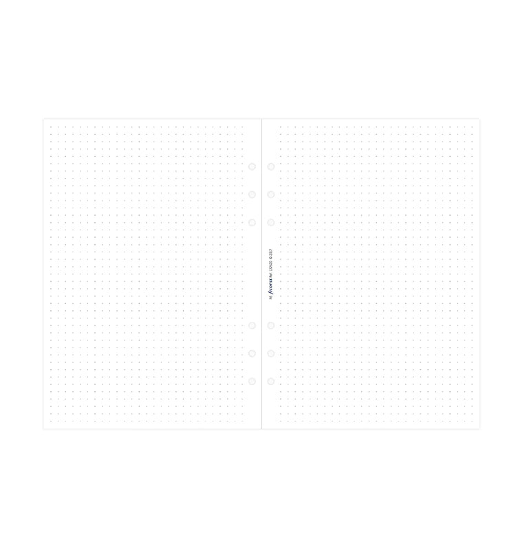 Filofax - Dotted Paper White - A5-Refill-DutchMills