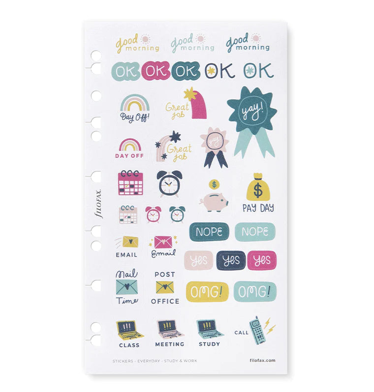Filofax - Everyday Study & Work Stickers-Sticker-DutchMills