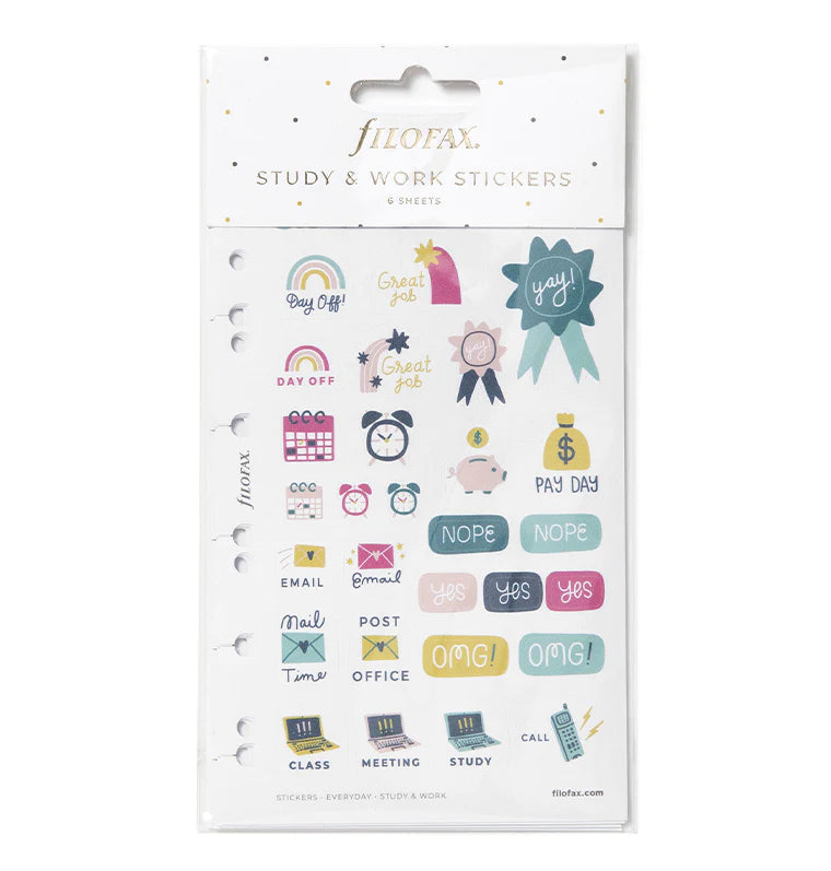 Filofax - Everyday Study & Work Stickers-Sticker-DutchMills
